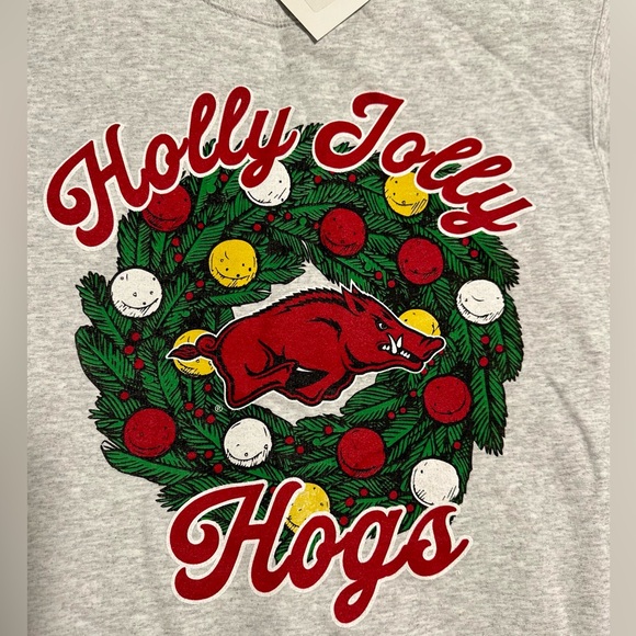 Arkansas Razorback Christmas Sweatshirt - Picture 3 of 5